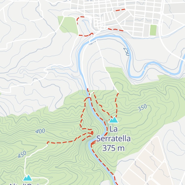 Map of Refugi l'Arcà