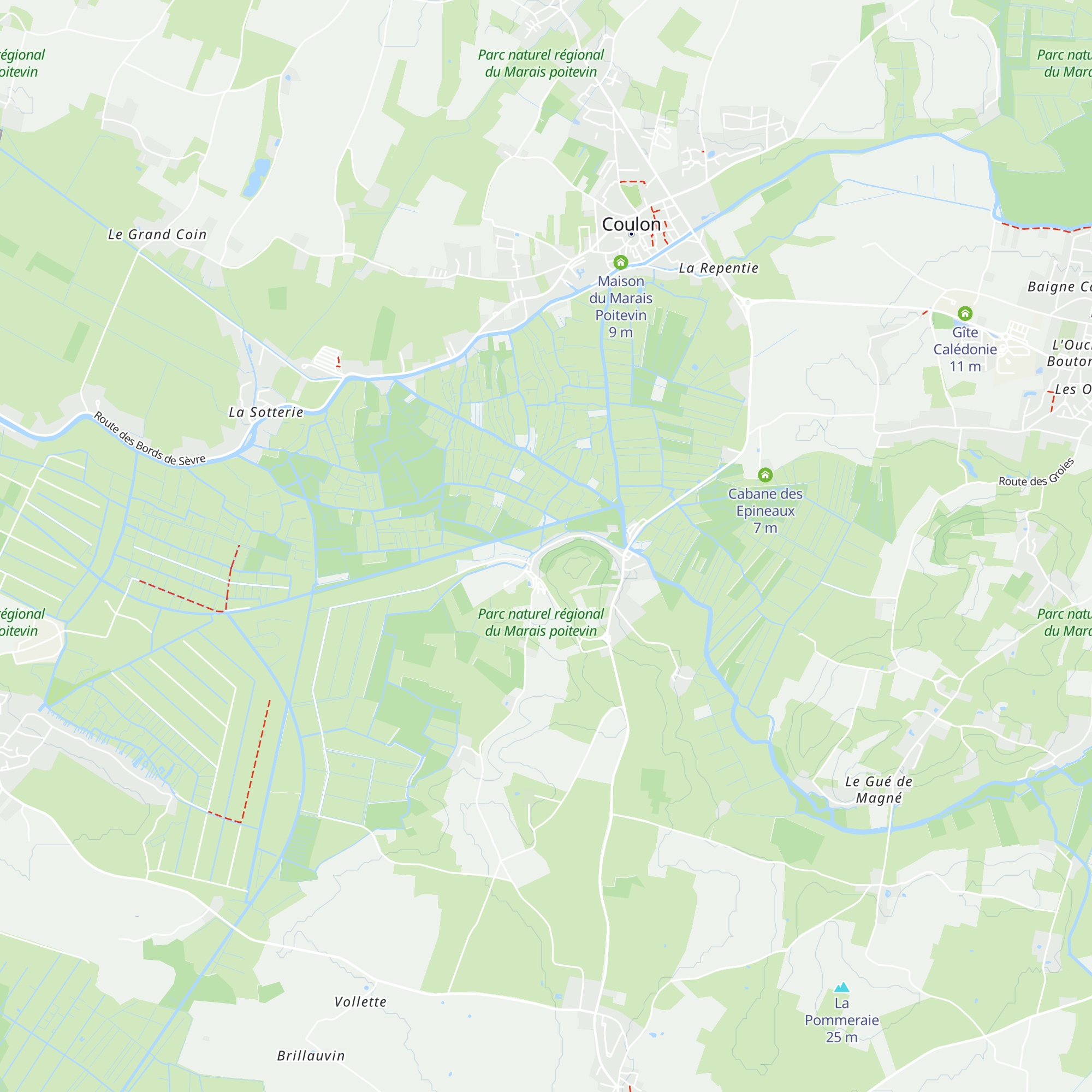 Gîte Rural La Grenouille map