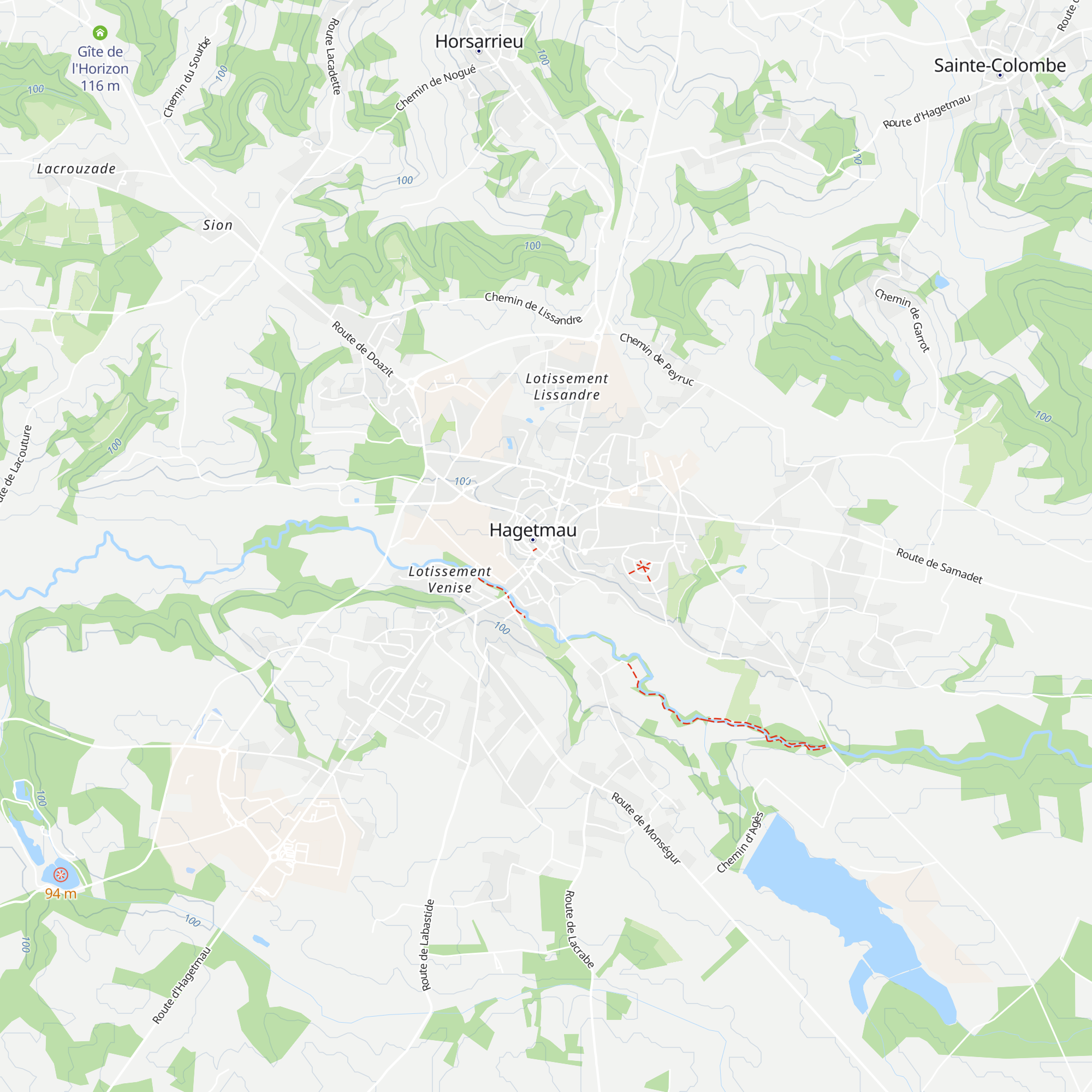 Bureau d'Information touristique d'Hagetmau - Landes Chalosse map