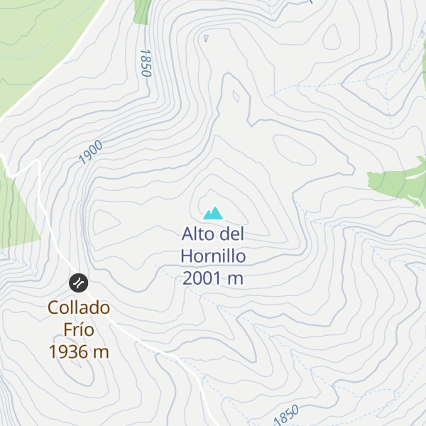Map of Alto del Hornillo