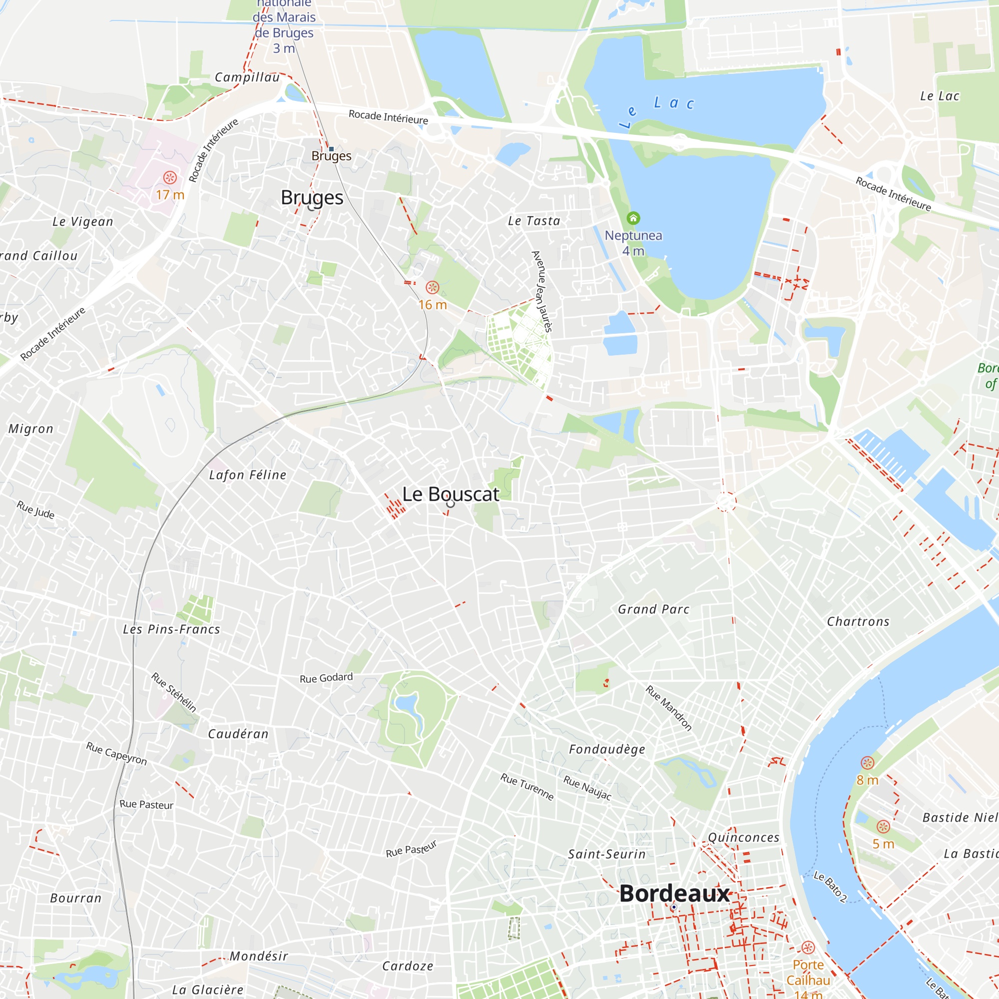 Refuge - Association des amis de Saint-Jacques de Compostelle en Aquitaine map