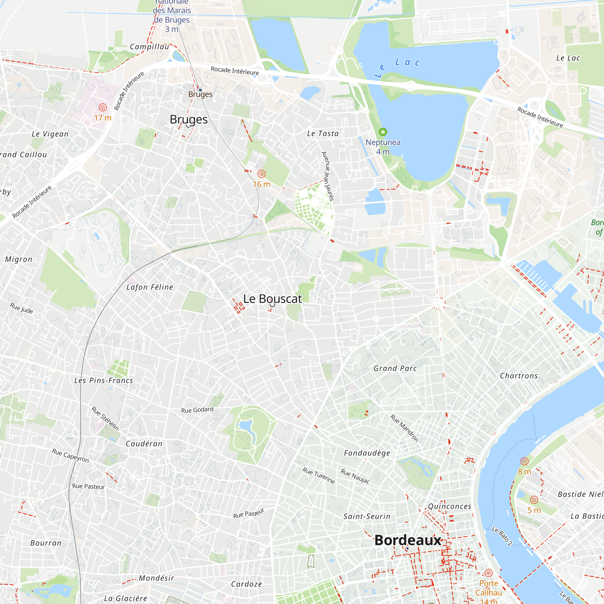 Refuge - Association des amis de Saint-Jacques de Compostelle en Aquitaine map