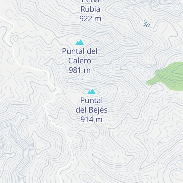 Map of Puntal del Bejés