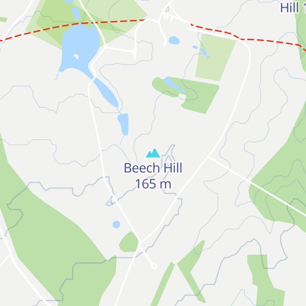 Map of Beech Hill