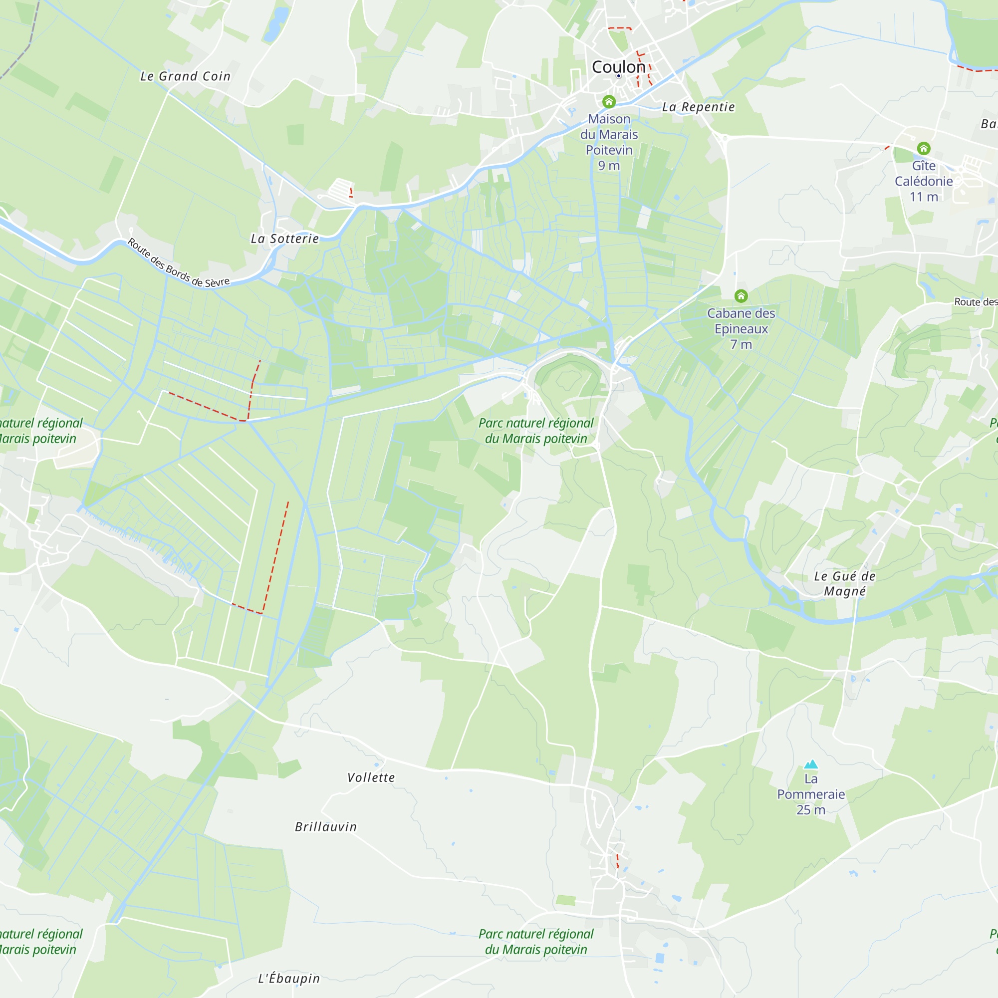 Cabane de Neron map