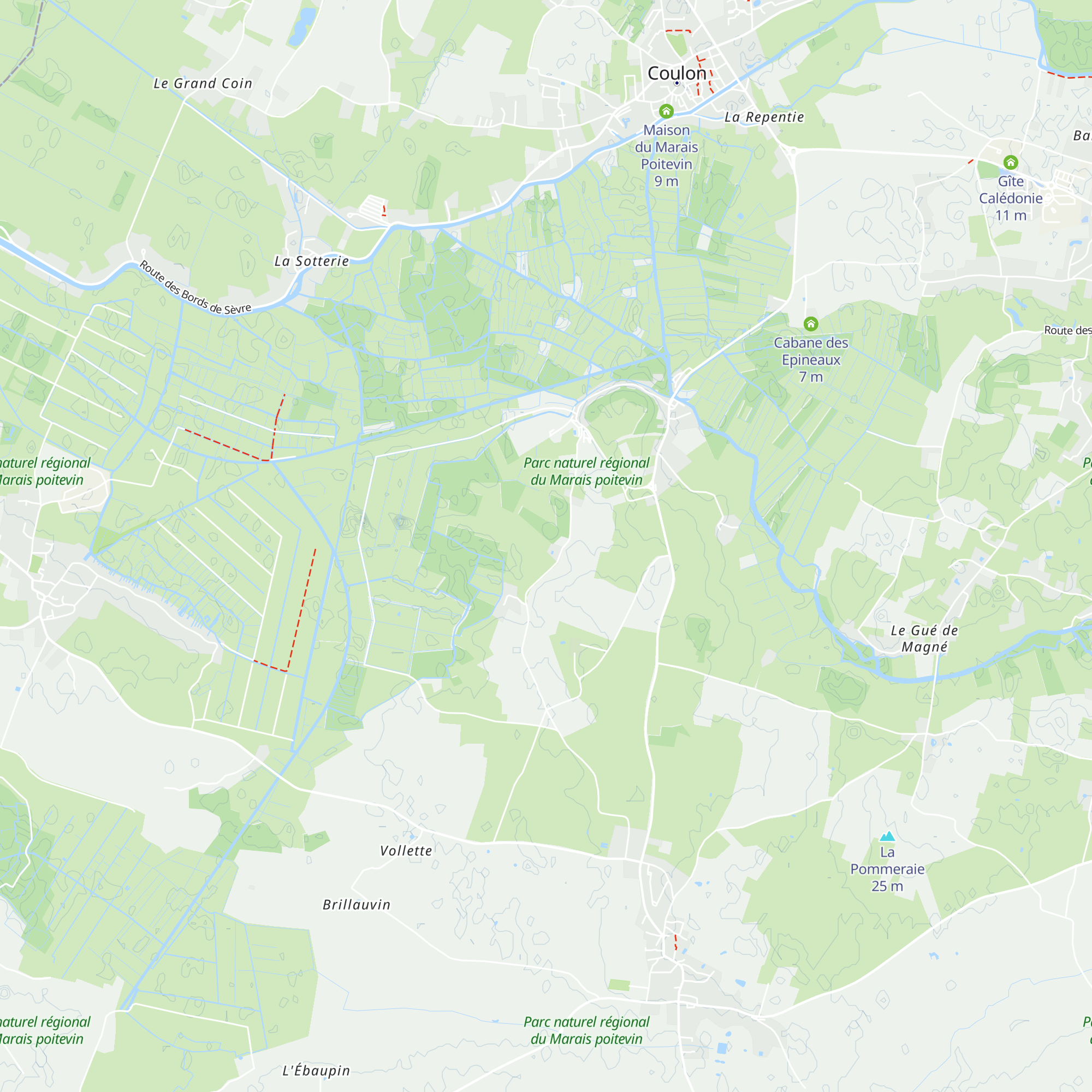 Cabane de Neron map