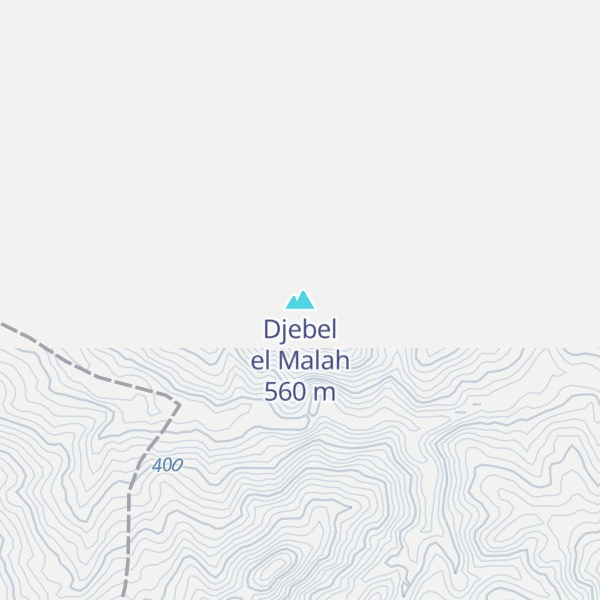 Map of Djebel el Malah