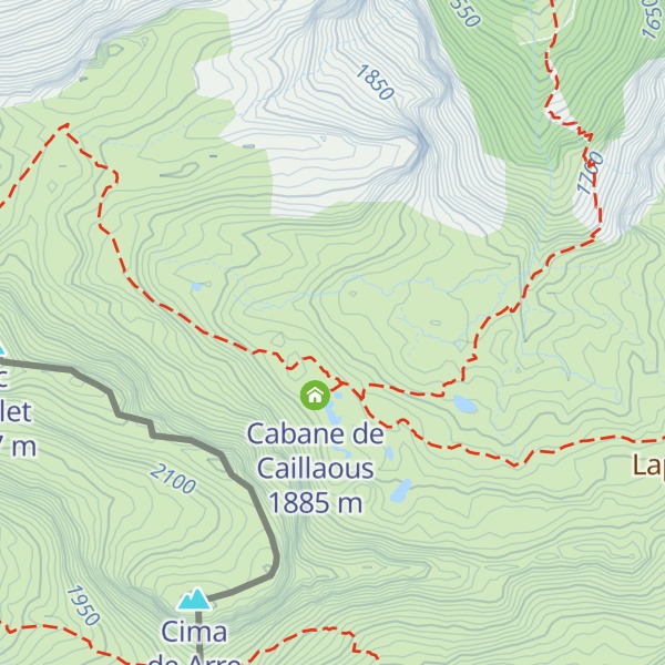 Map of Cabane de Lurbe