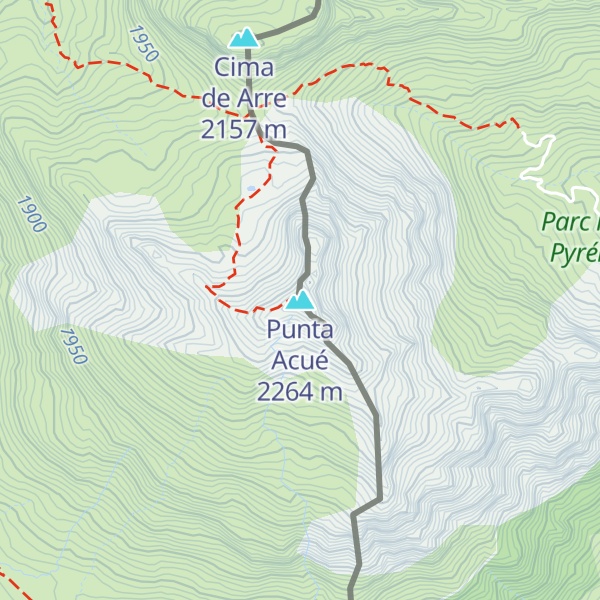 Map of Punta Acué