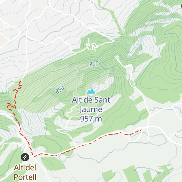 Map of Alt de Sant Jaume
