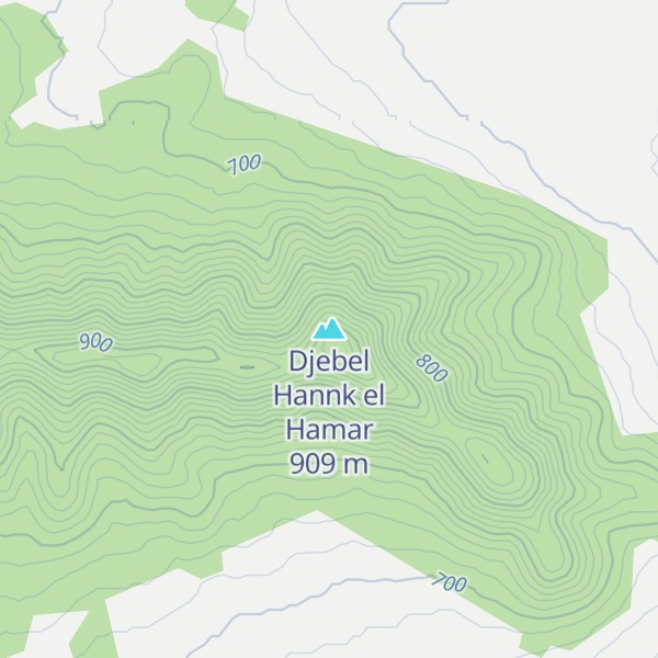 Map of Djebel Hannk el Hamar