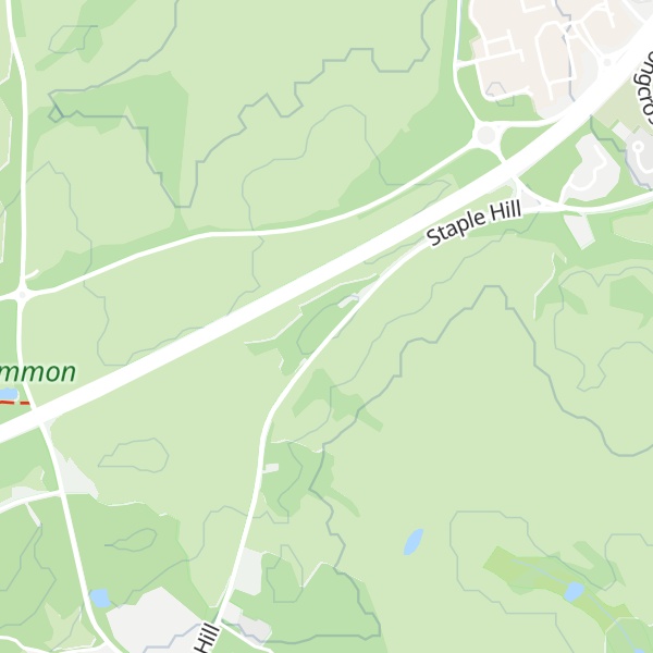 Map of Staple Hill
