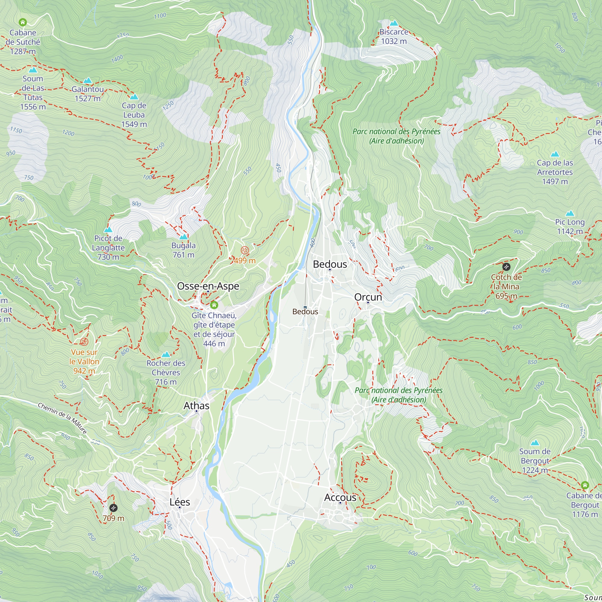 Gîte SNCF de Bedous (ancien dêpot) map