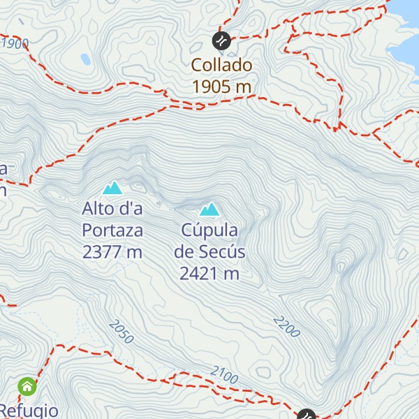 Map of Cúpula de Secús