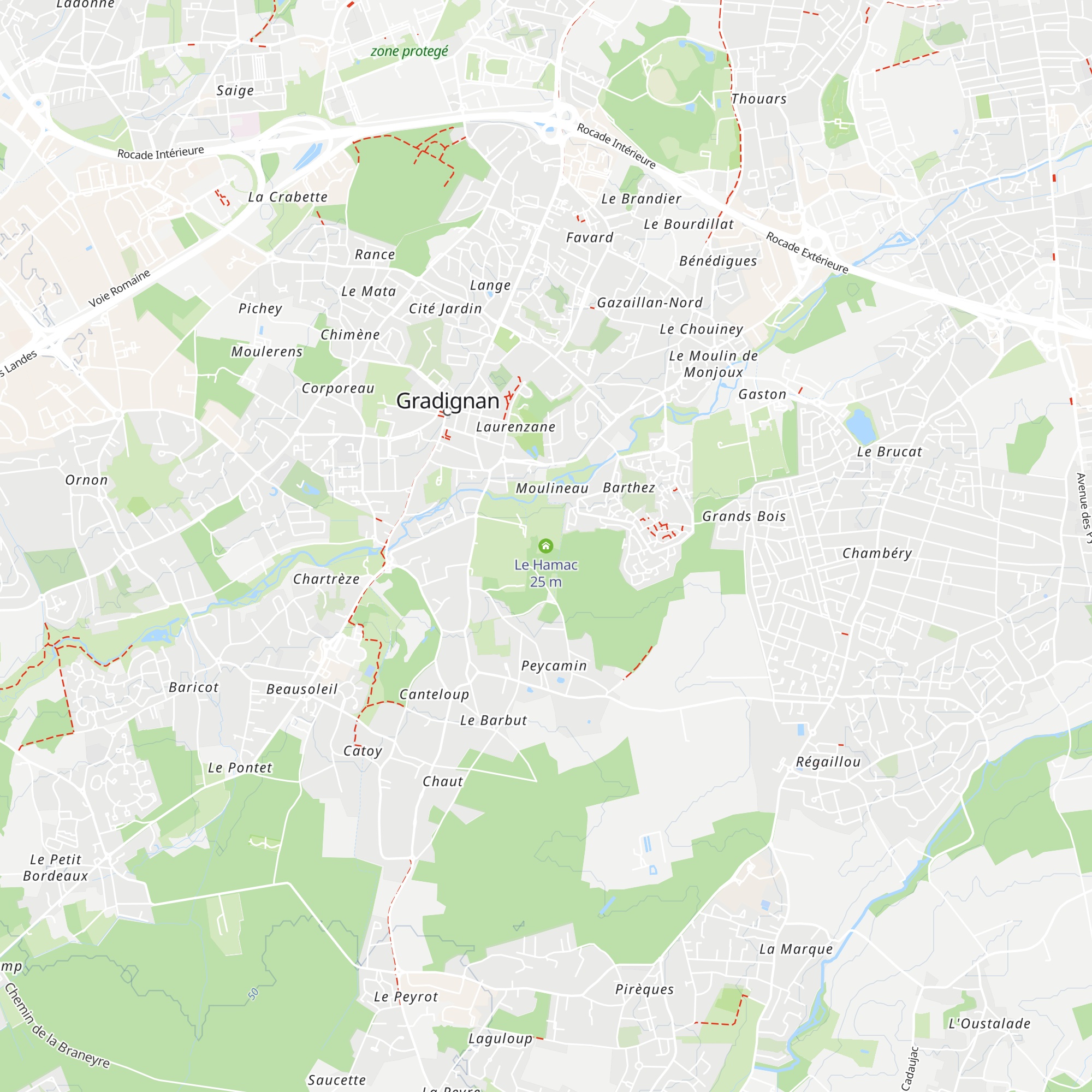 Le Hamac map