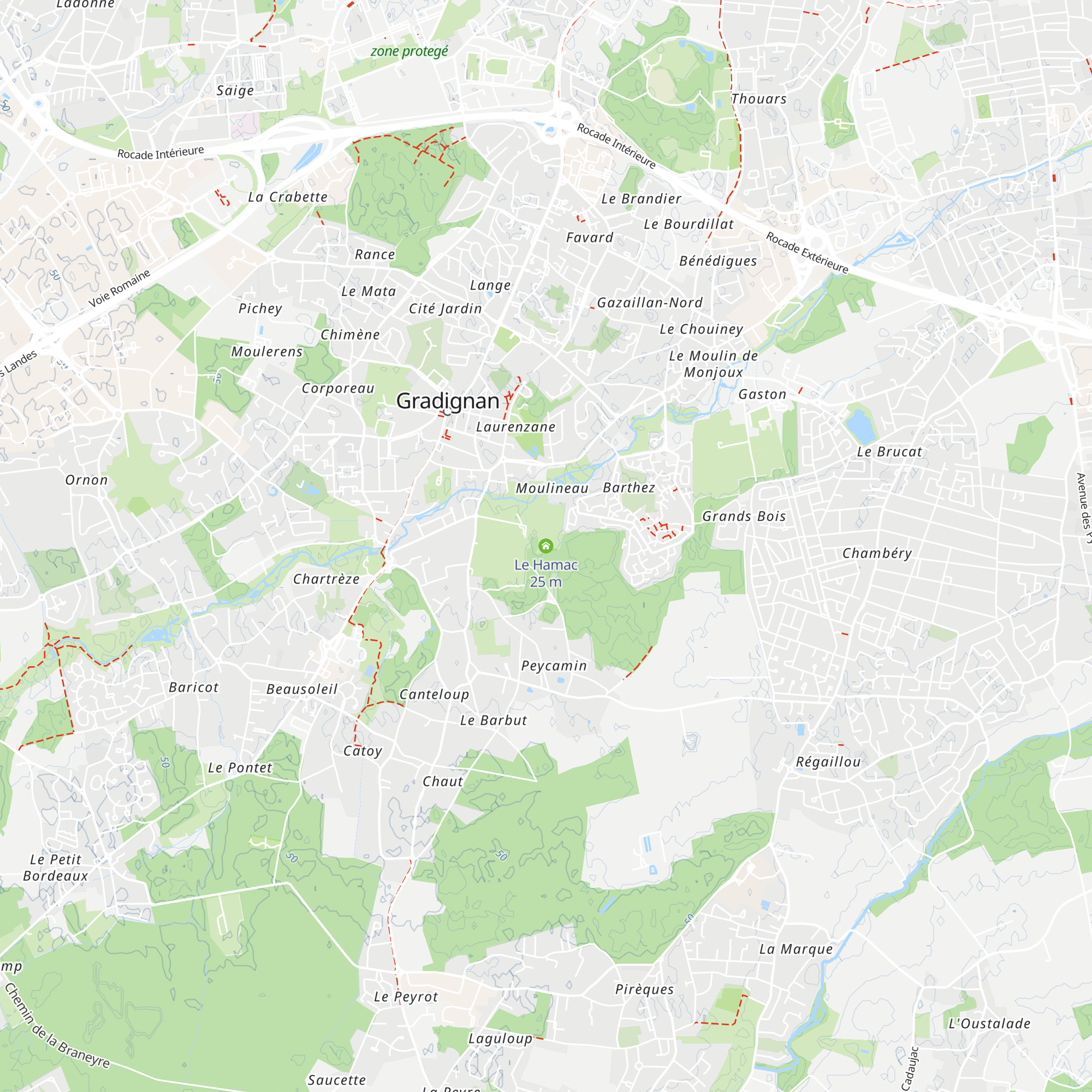 Le Hamac map