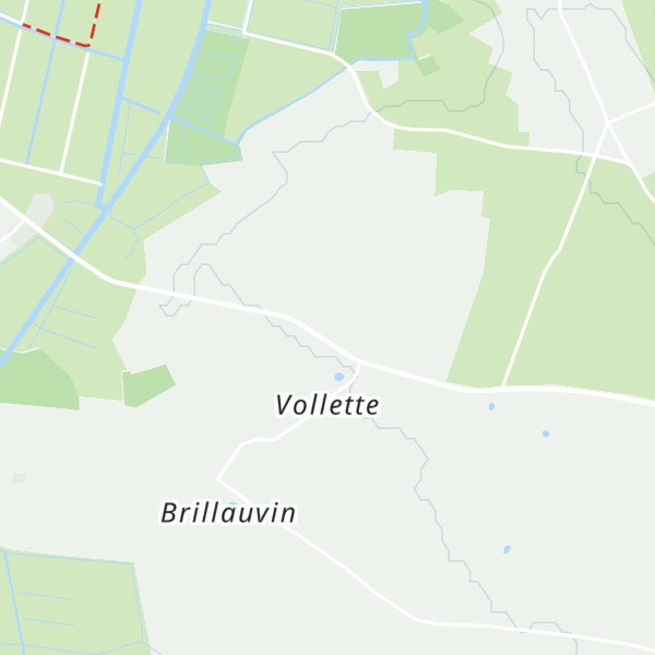 Map of Cabanes de la Chaume à Pel