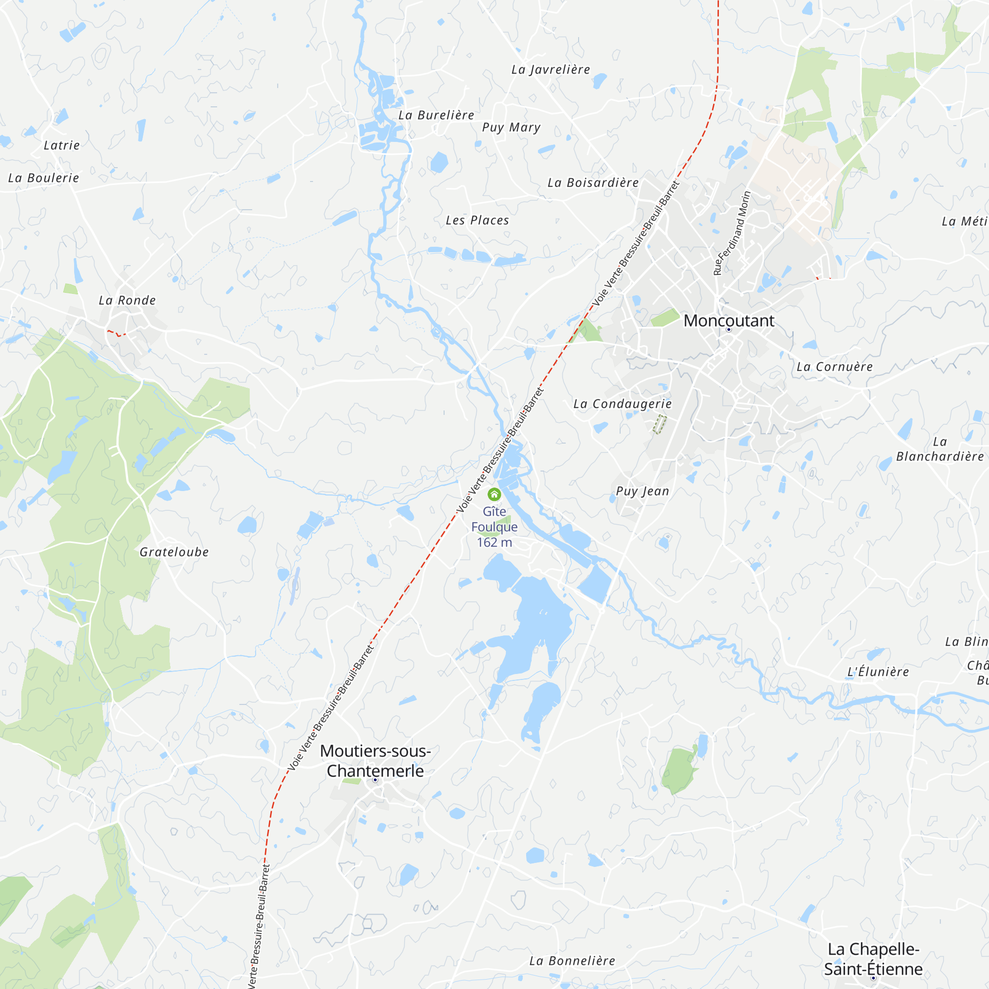Gîte Foulque map