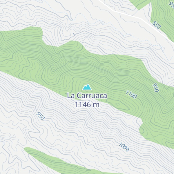 Map of La Carruaca