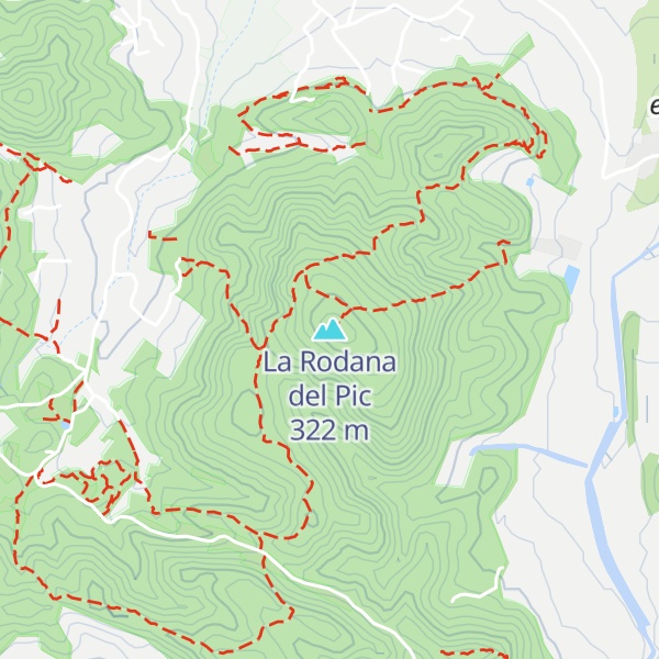 Map of La Rodana del Pic