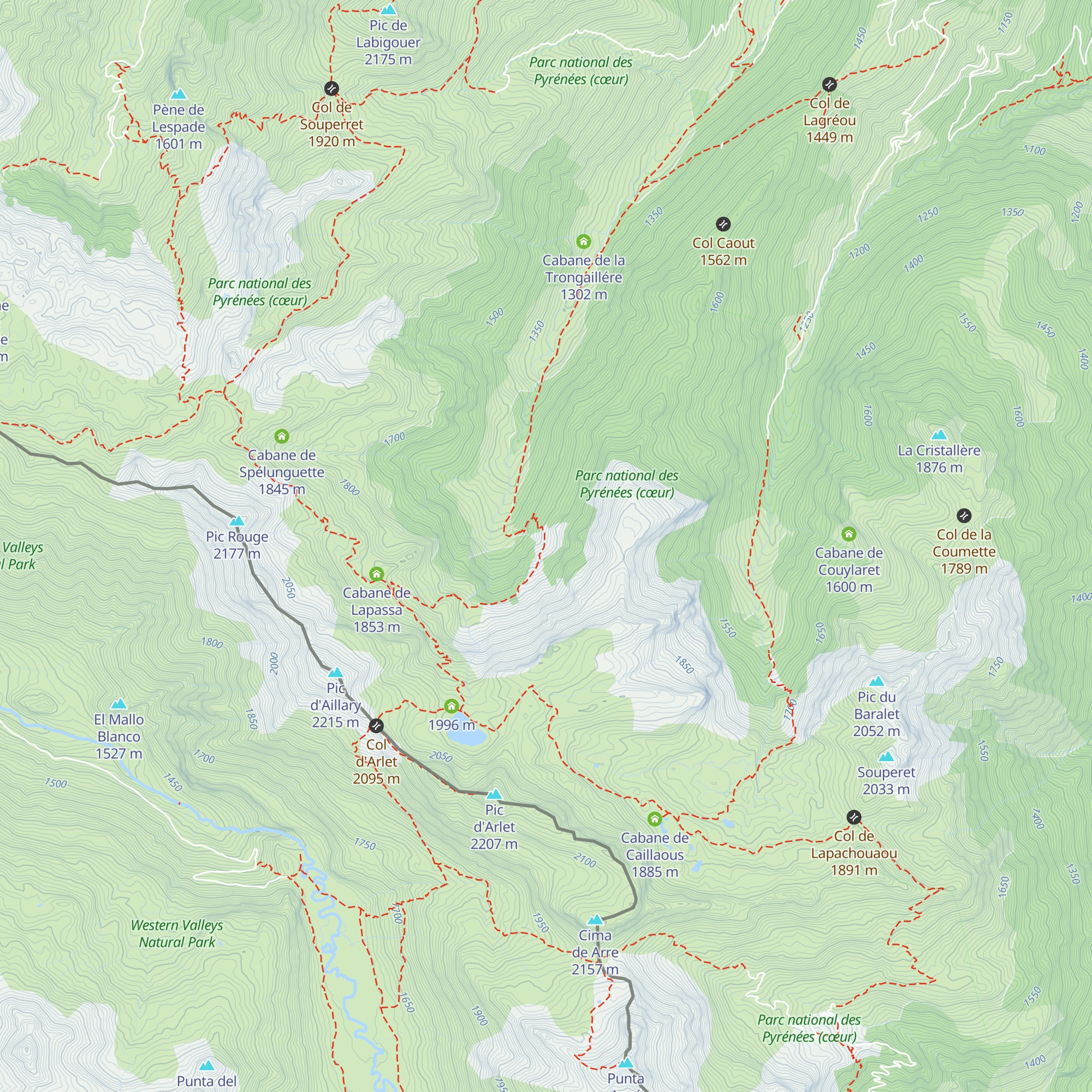 Cabane d'Hortassy map