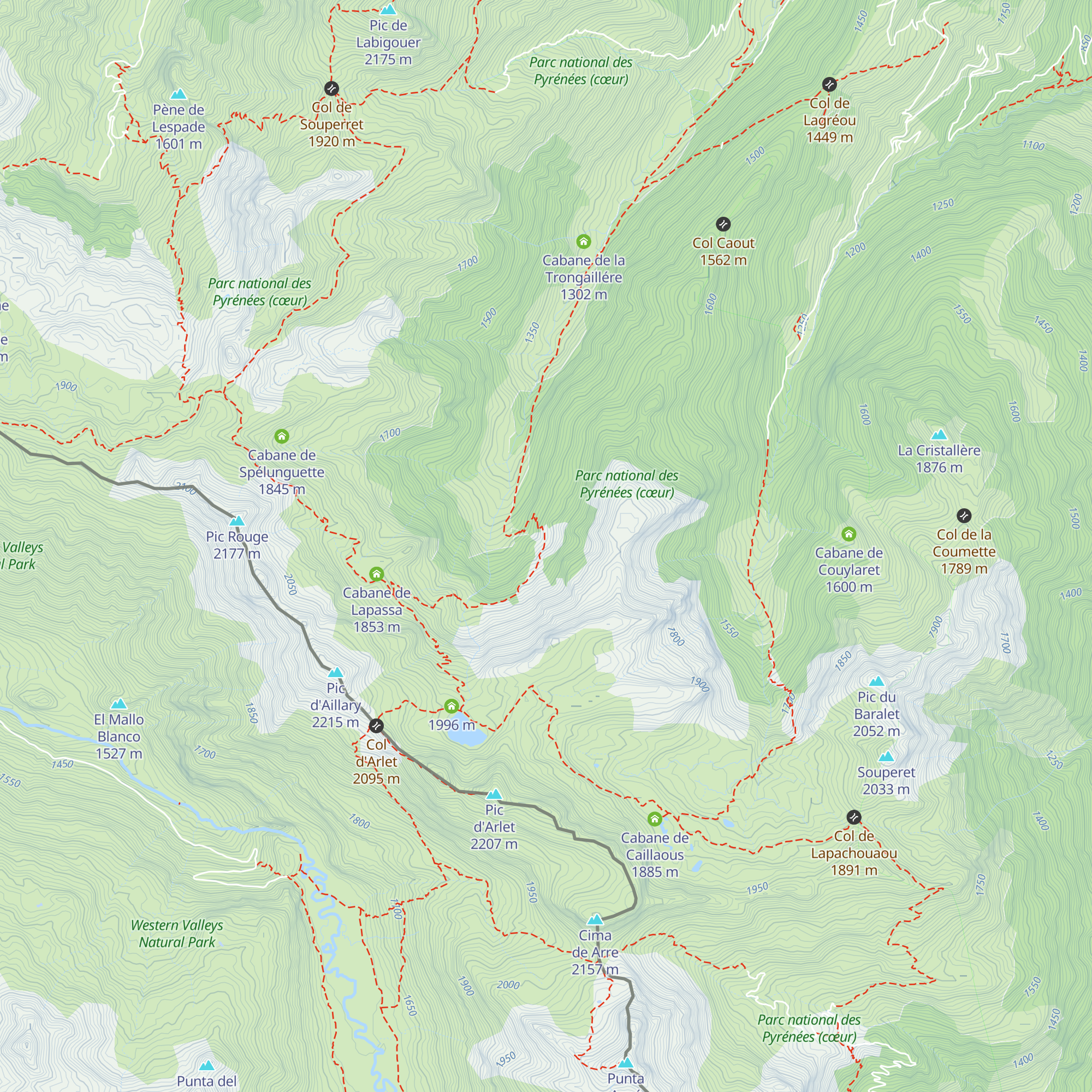 Cabane d'Hortassy map
