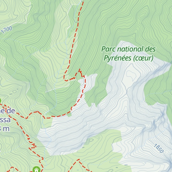 Map of Cabane d'Hortassy