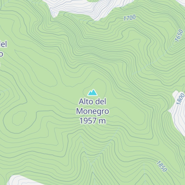 Map of Alto del Monegro