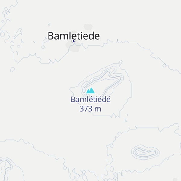 Map of Bamlétiédé