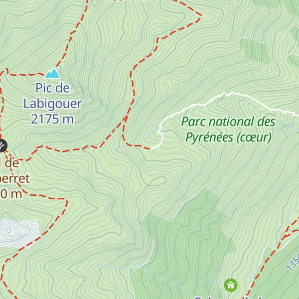 Map of Cabane de Saoutelle