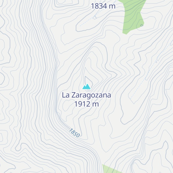 Map of La Zaragozana