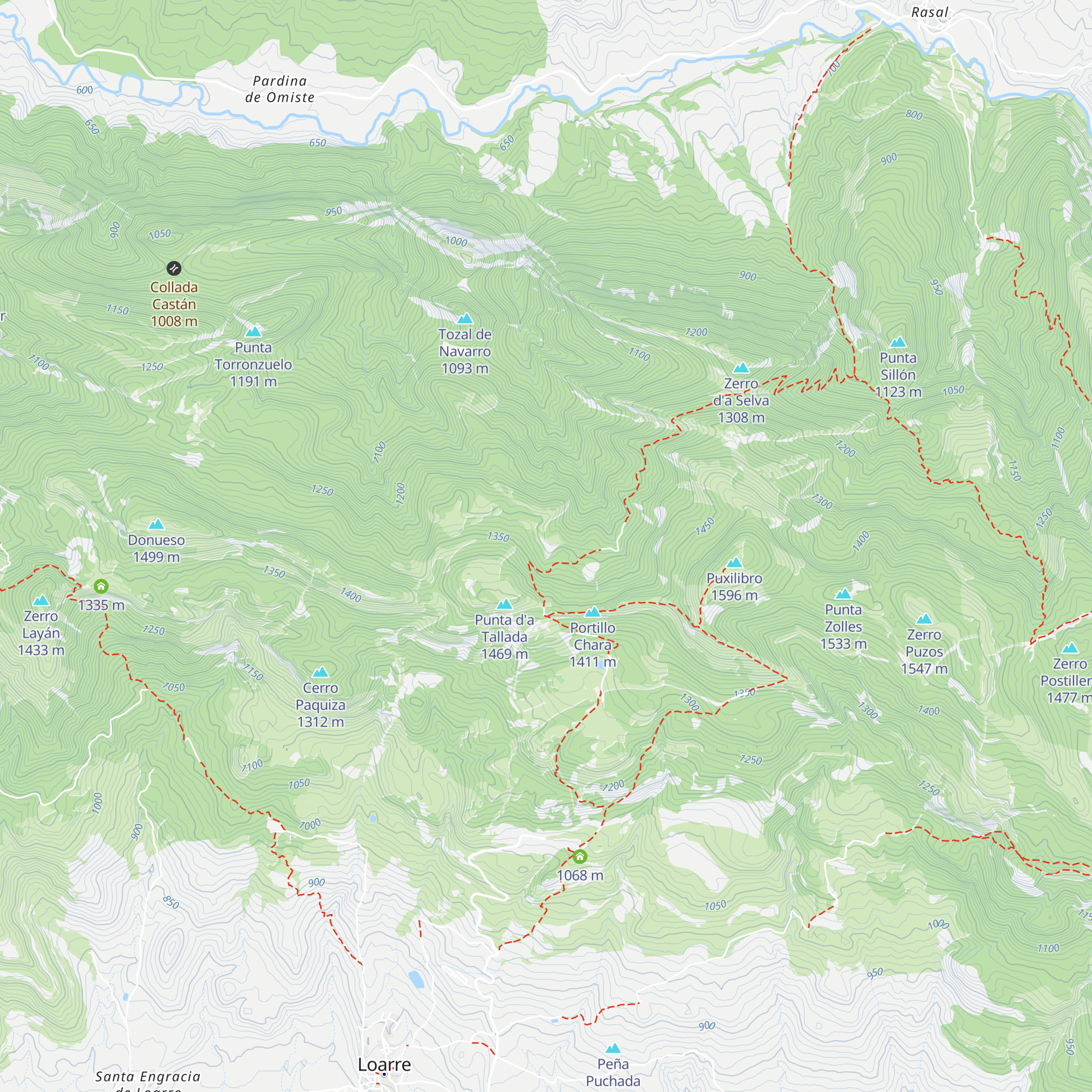 Refugio de la Fuenfría map