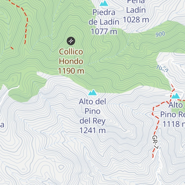 Map of Alto del Pino del Rey