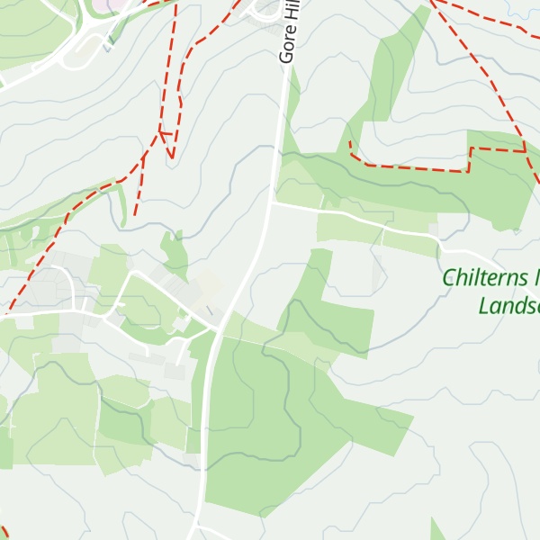 Map of Gore Hill