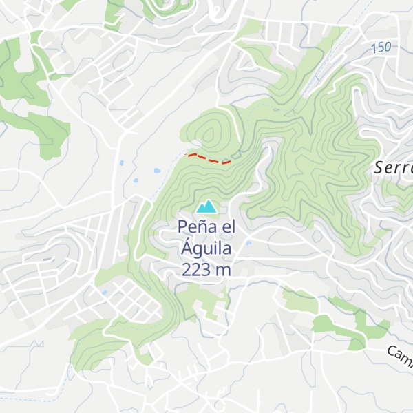 Map of Peña el Águila