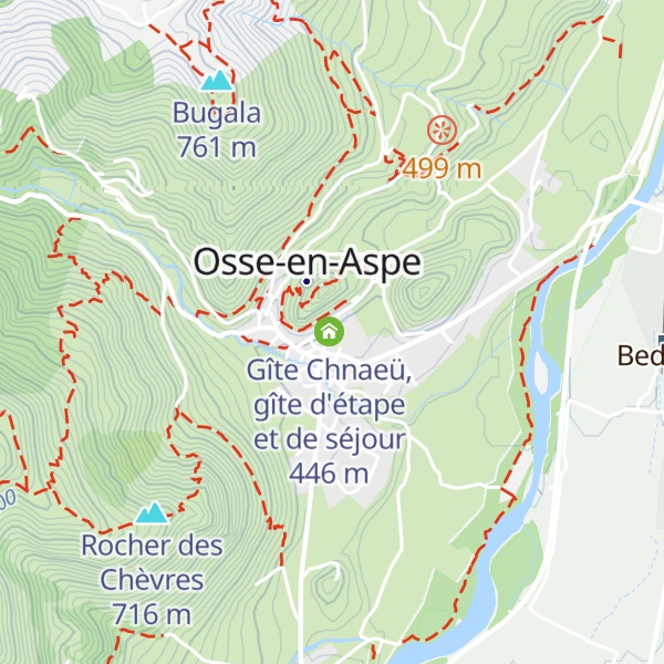 Map of Gîte Chaneü