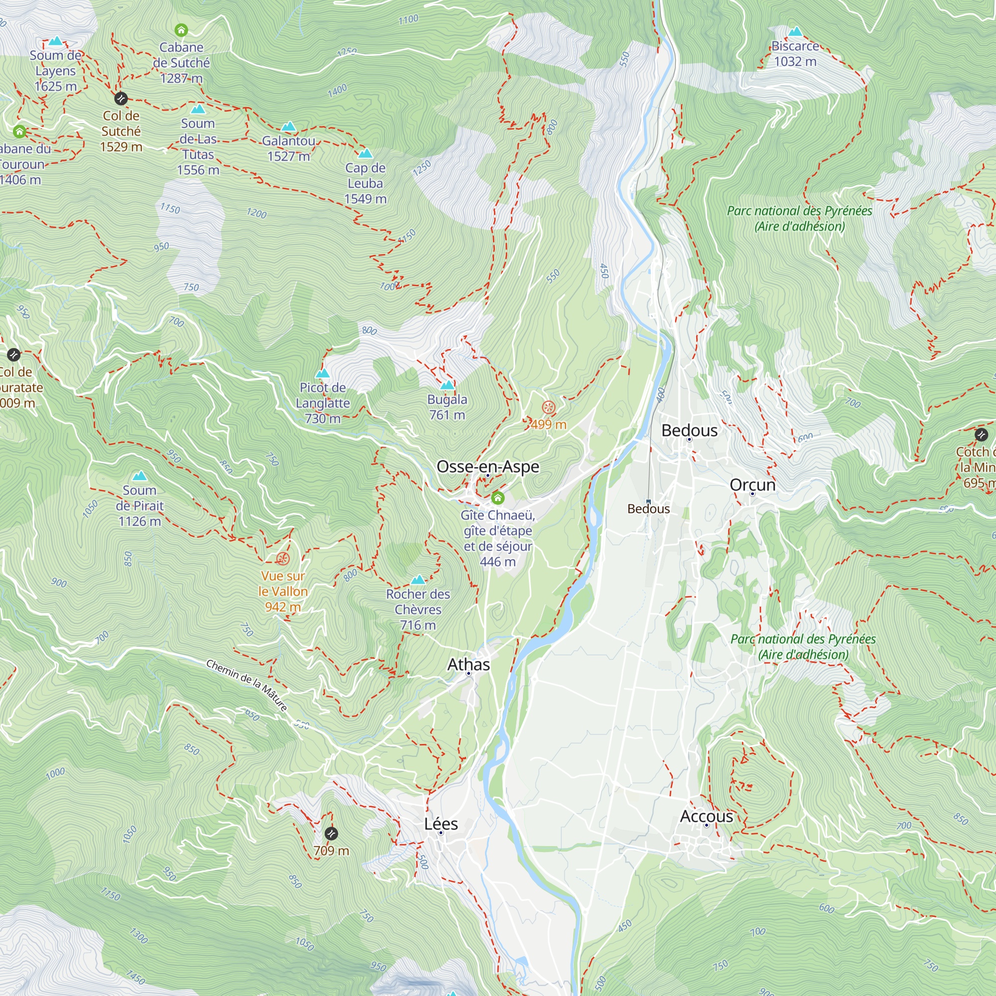 Gîte Chnaeü, gîte d'étape et de séjour map