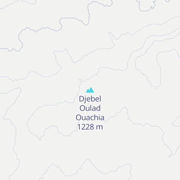 Map of Djebel Oulad Ouachia