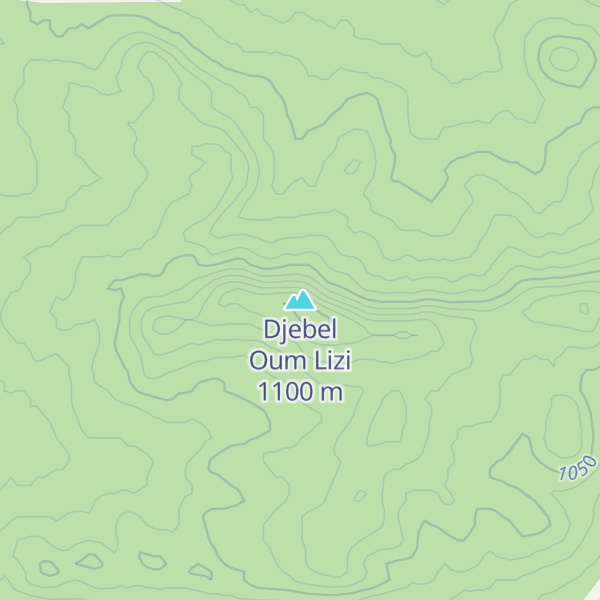 Map of Djebel Oum Lizi