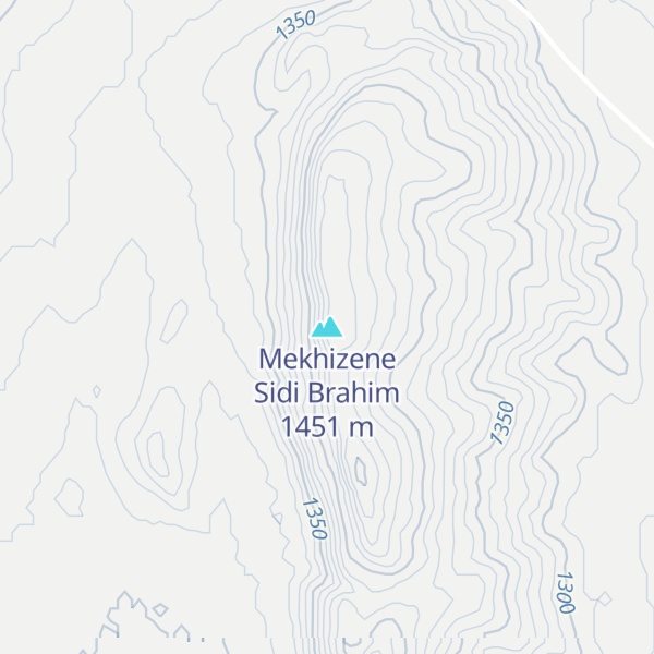 Map of Mekhizene Sidi Brahim