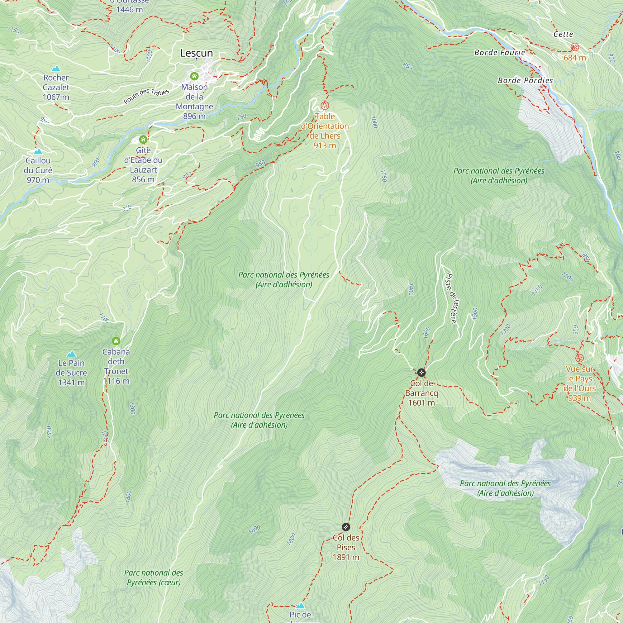 Gîte d'Etape de Lhers map