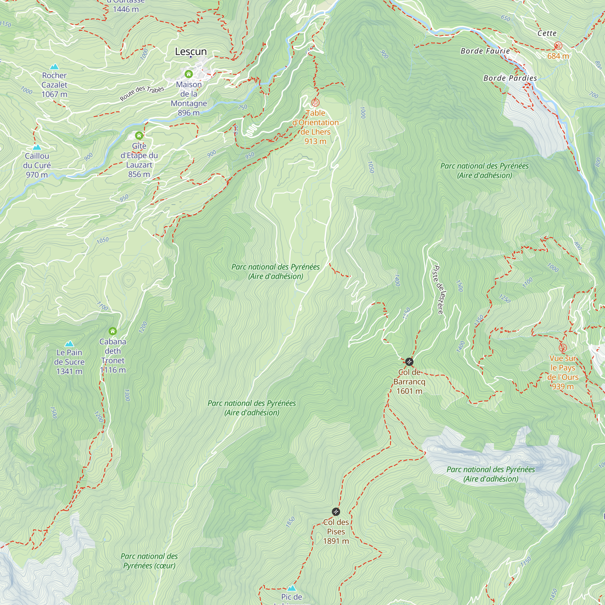 Gîte d'Etape de Lhers map