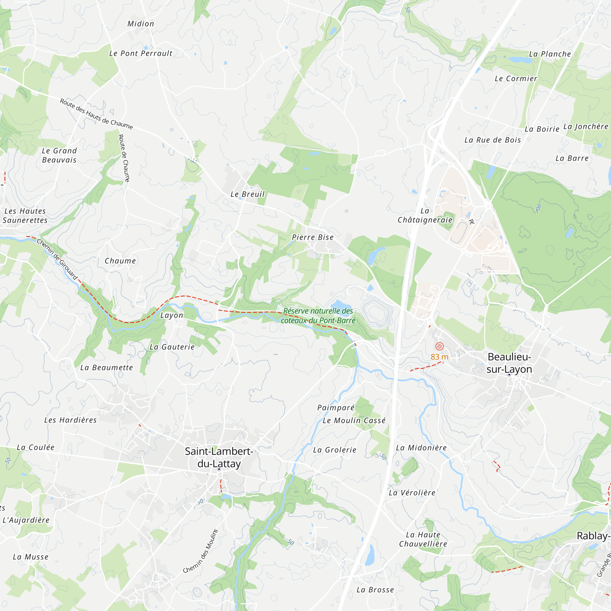 Cabane de vigne map