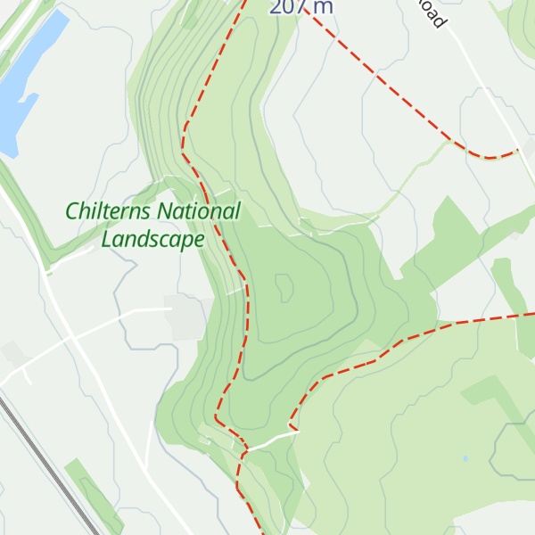 Map of Aldbury Nowers