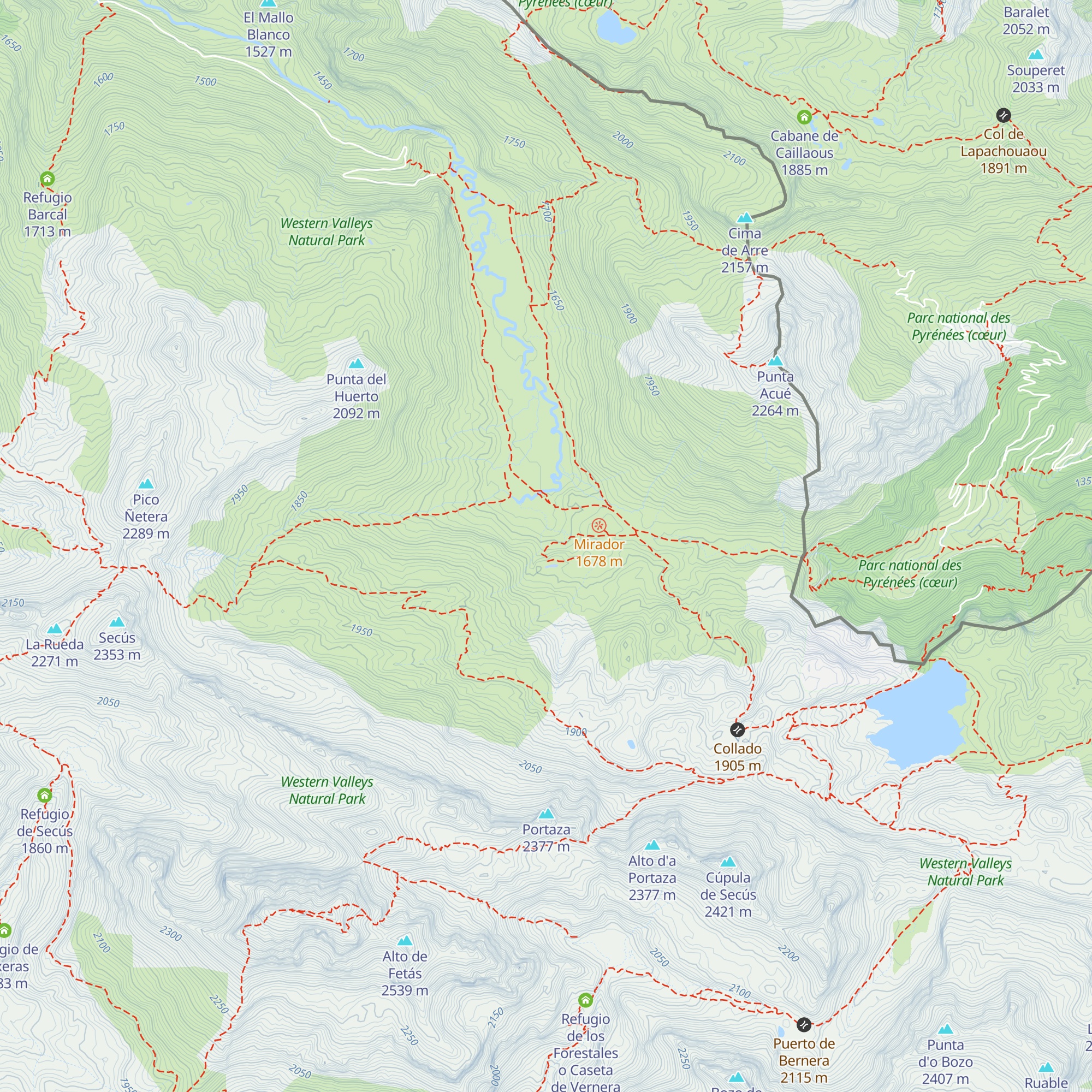 Cabane d'Anso map