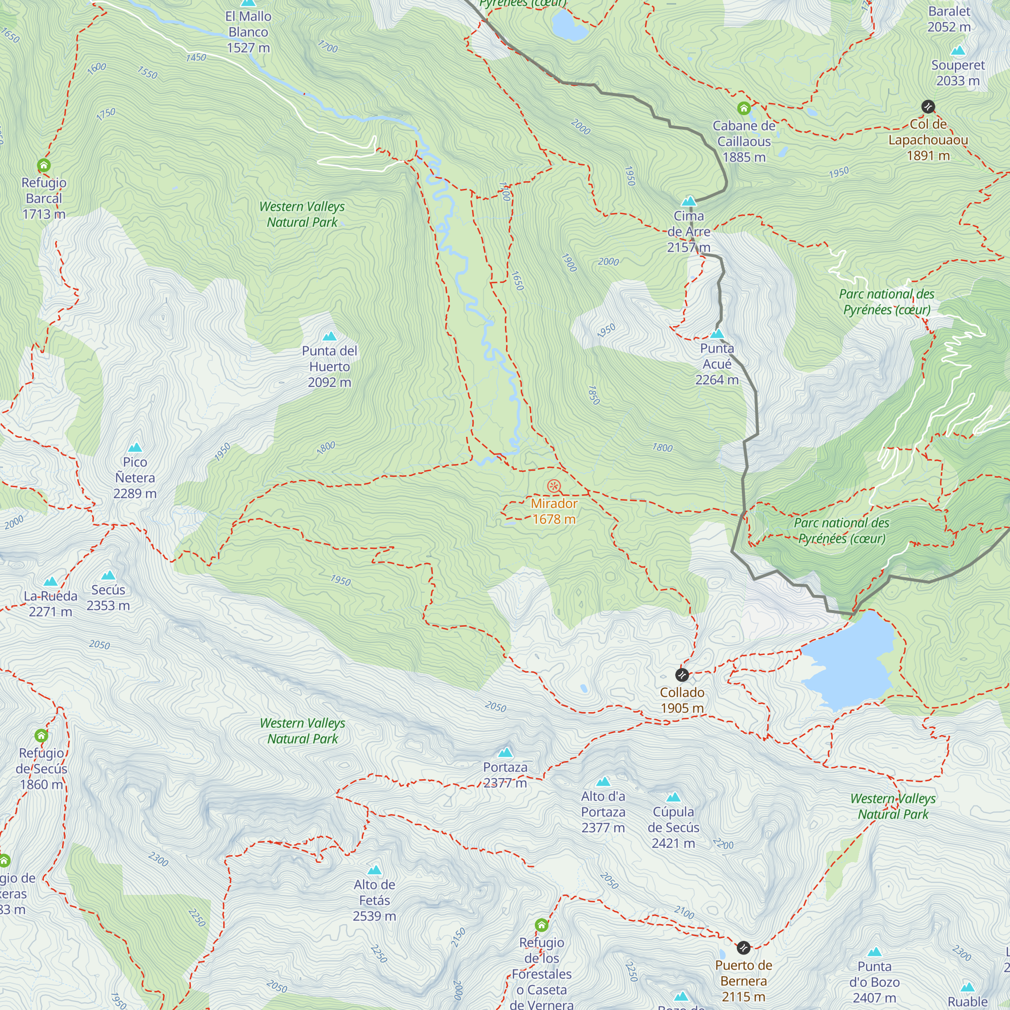 Cabane d'Anso map