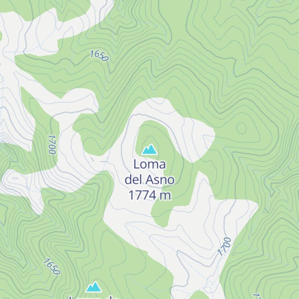 Map of Loma del Asno