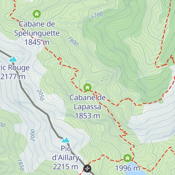 Map of Cabane de Lapassa