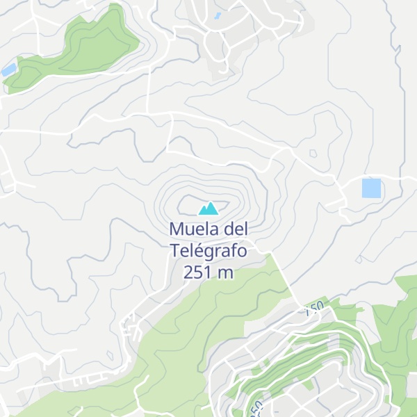 Map of Muela del Telégrafo