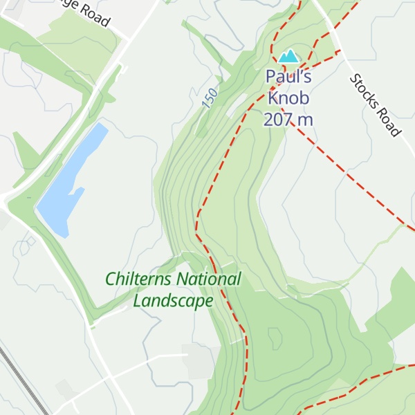 Map of Pitstone Hill